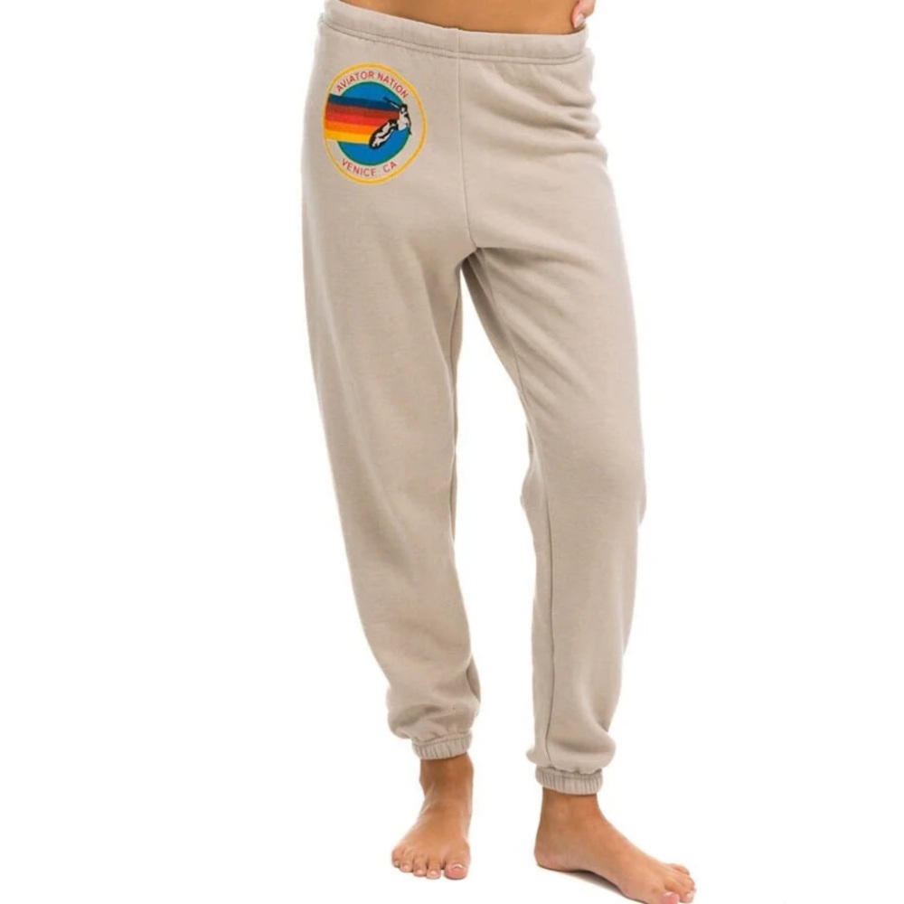 SAND AVIATOR NATION SWEATPANTS🤎